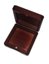 Wooden box with magnet